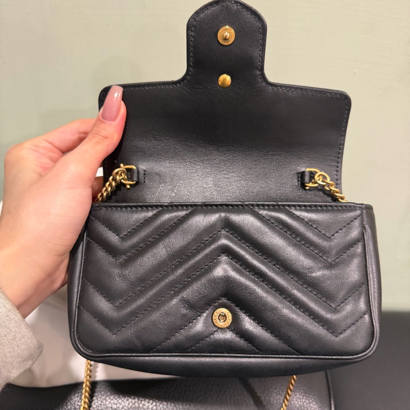 Gucci mini翻蓋相機包-11