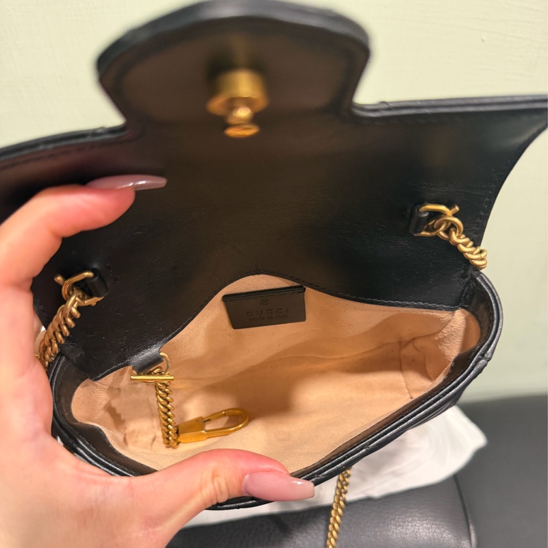 Gucci mini翻蓋相機包-14