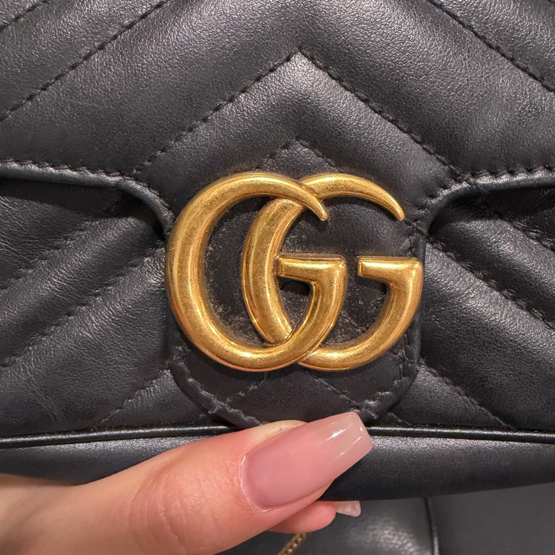 Gucci mini翻蓋相機包-15