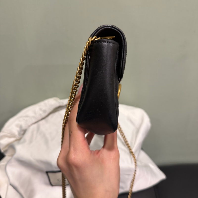 Gucci mini翻蓋相機包-17