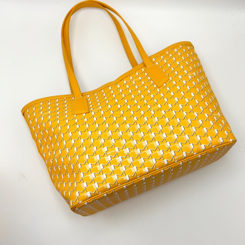 MOYNAT黃色Mcanvas子母購物袋27*24*12 98新配件塵袋-4