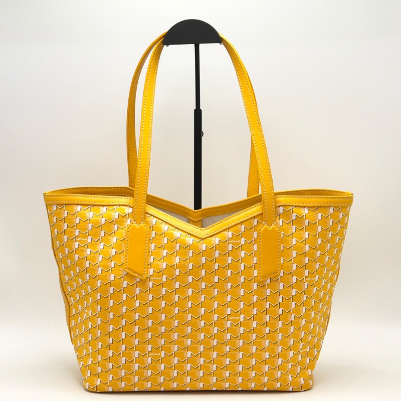 MOYNAT黃色Mcanvas子母購物袋27*24*12 98新配件塵袋-5