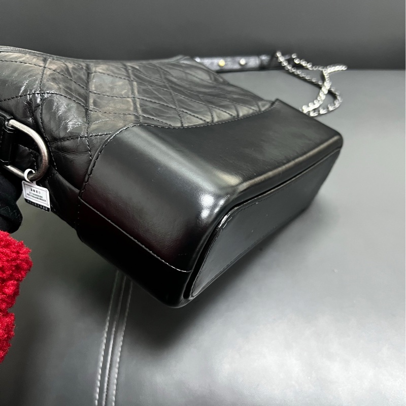 Chanel Gabrielle New Medium 流浪新中號 黑金-5