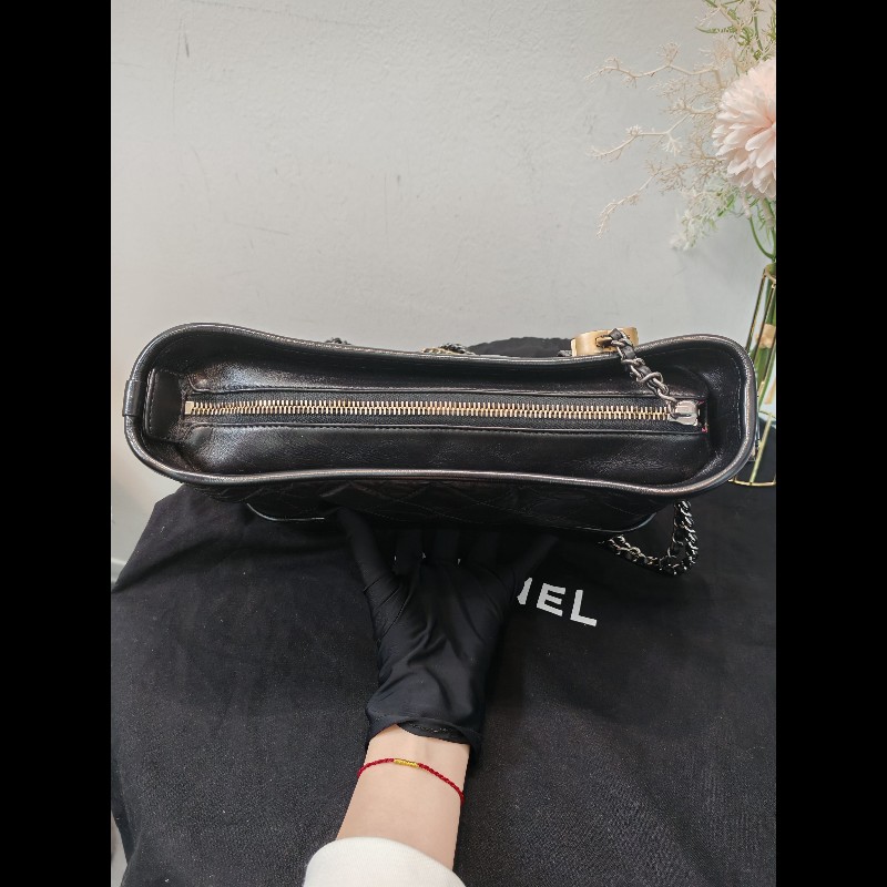 Chanel Gabrielle New Medium 流浪新中號 黑金-4
