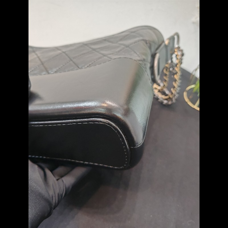 Chanel Gabrielle New Medium 流浪新中號 黑金-7