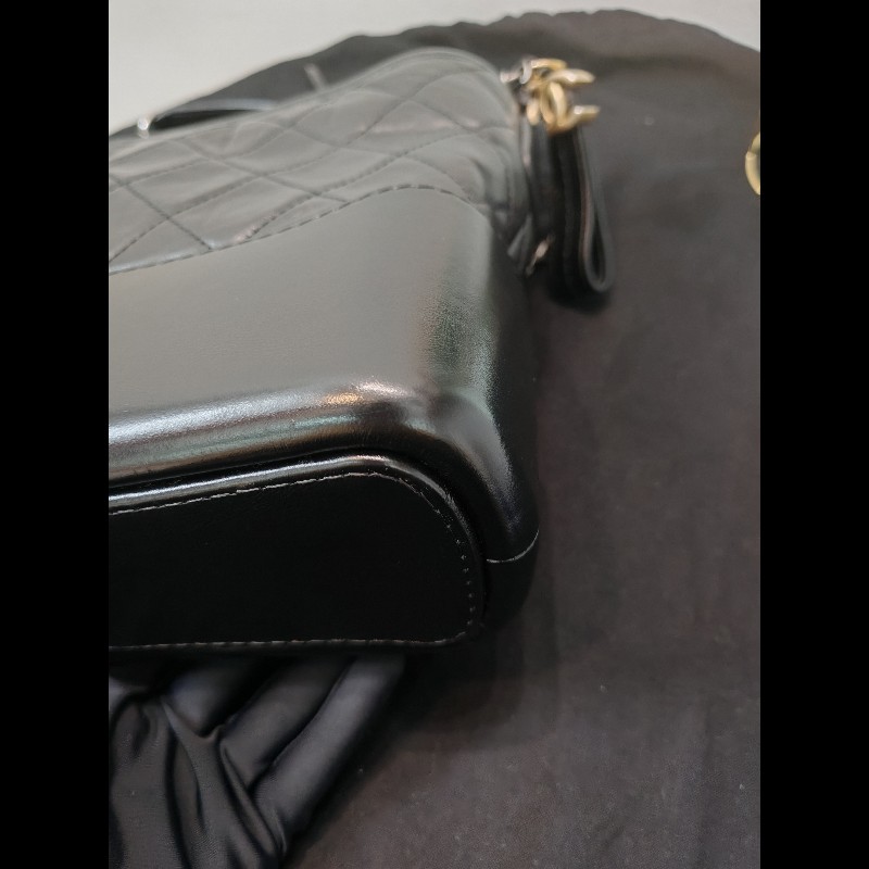 Chanel Gabrielle New Medium 流浪新中號 黑金-9