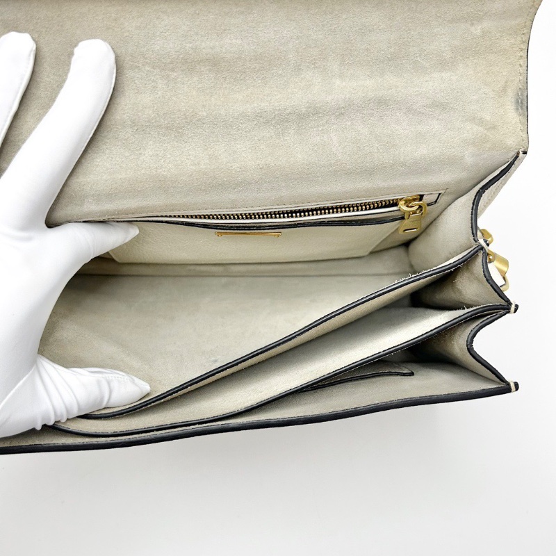 MIUMIU 白金手提肩背斜背包風琴包27.5*18.5*10 98新配件塵袋-2