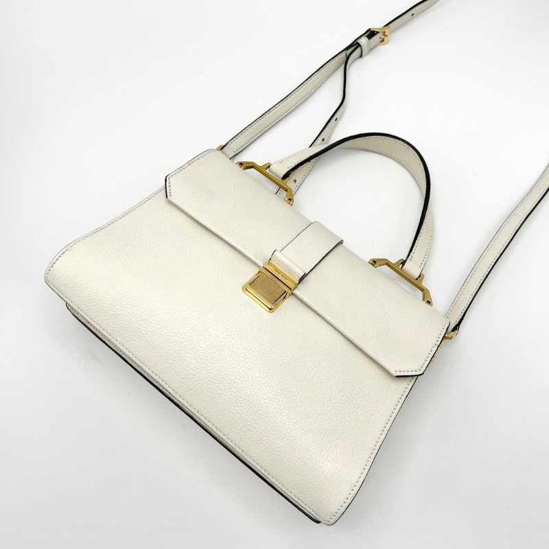 MIUMIU 白金手提肩背斜背包風琴包27.5*18.5*10 98新配件塵袋-3