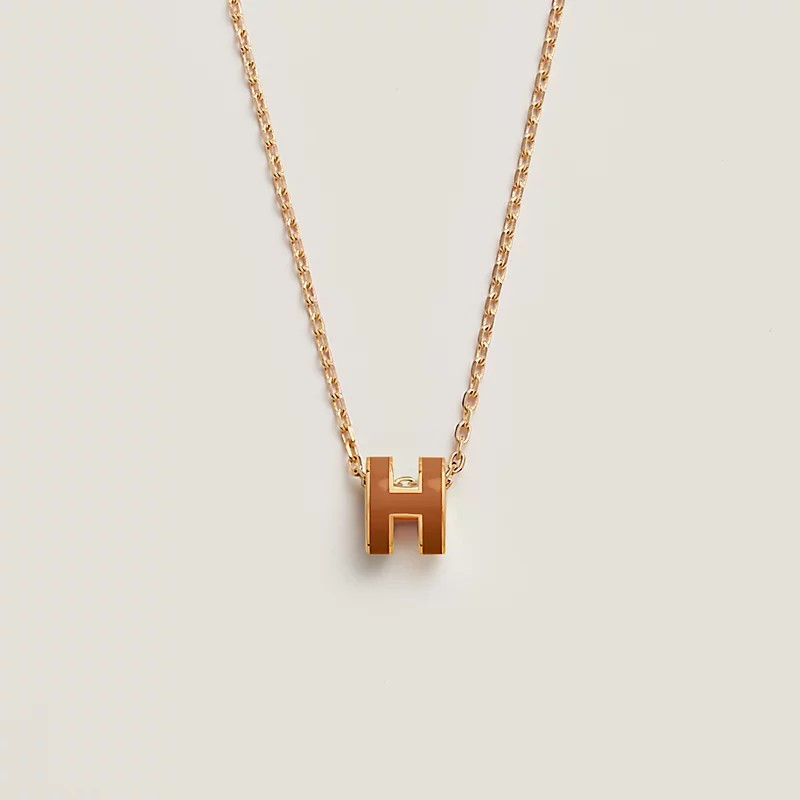 🔥全新未使用💯Mini Pop H墜飾 新金棕金-0