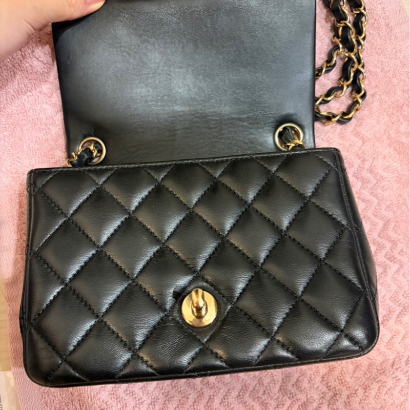 全配🥰🥰Chanel 經典黑金方胖 必收藏-1