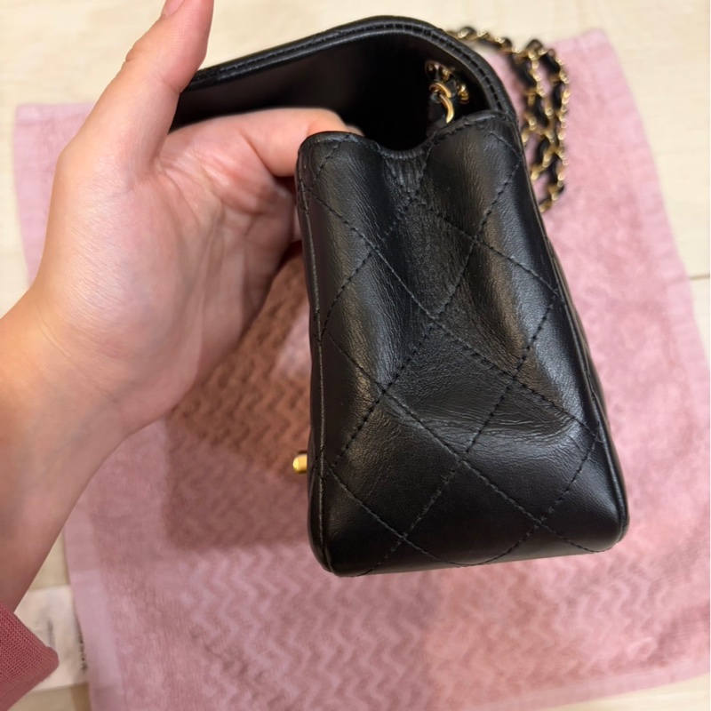 全配🥰🥰Chanel 經典黑金方胖 必收藏-3