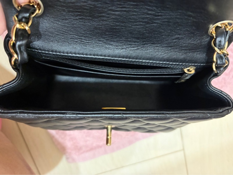 全配🥰🥰Chanel 經典黑金方胖 必收藏-5
