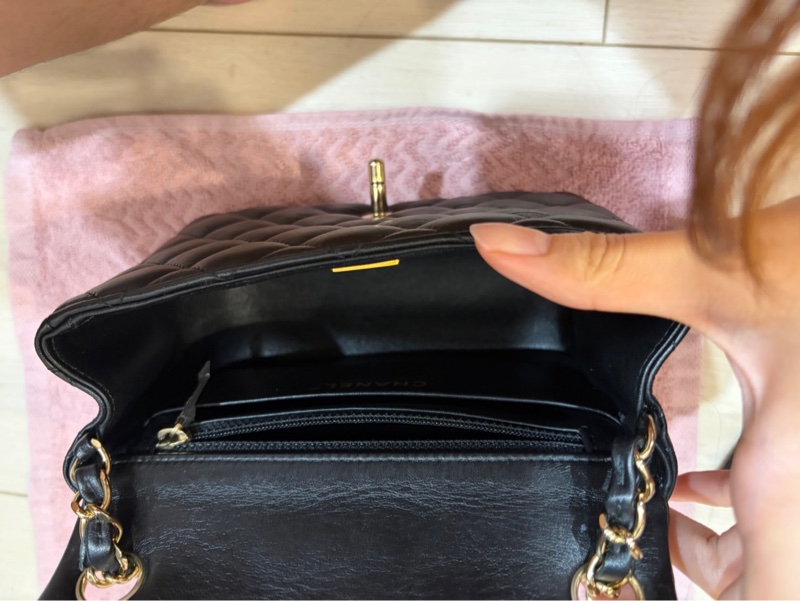 全配🥰🥰Chanel 經典黑金方胖 必收藏-6