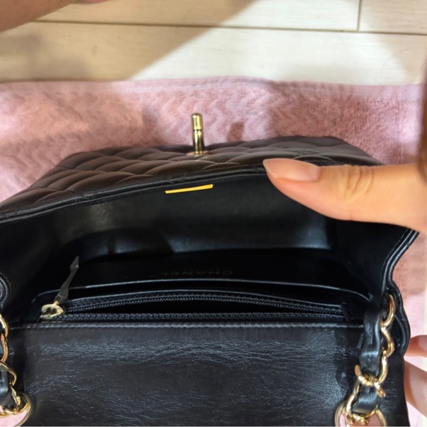 全配🥰🥰Chanel 經典黑金方胖 必收藏-11