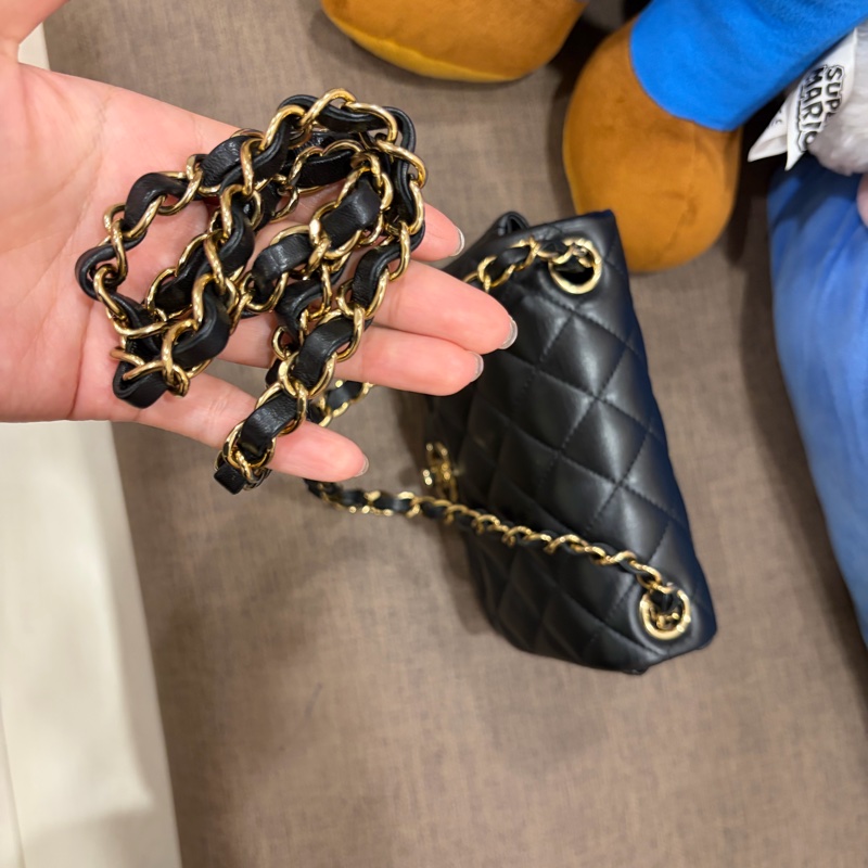 全配🥰🥰Chanel 經典黑金方胖 必收藏-12