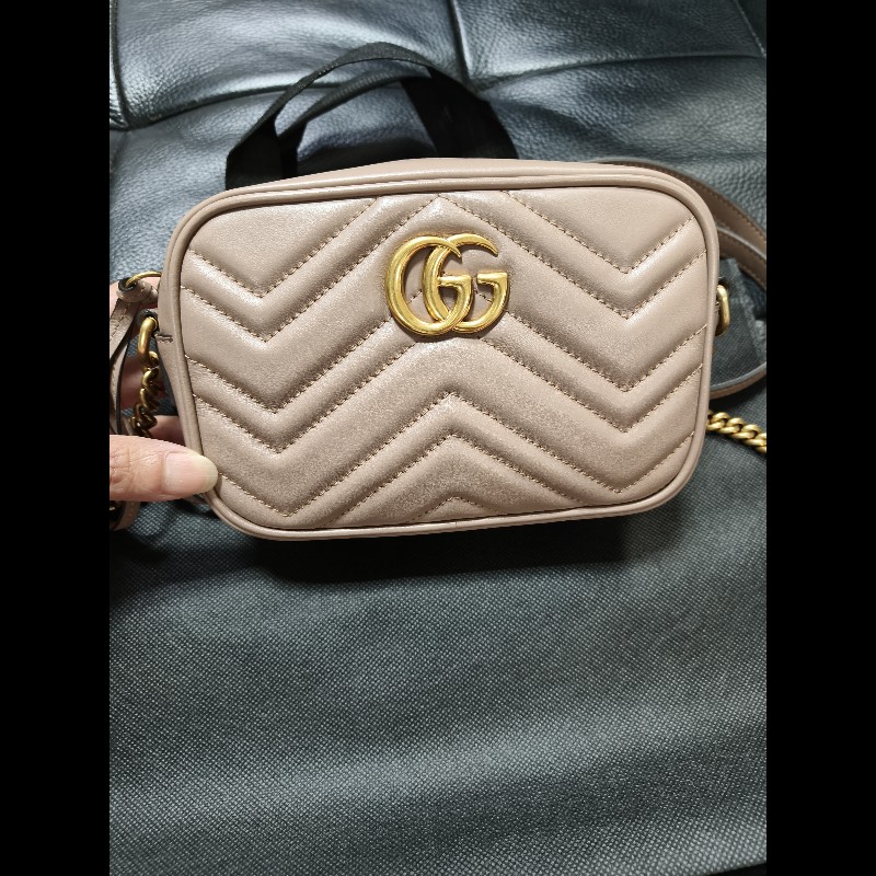 Gucci（藕粉相機包小號）-5