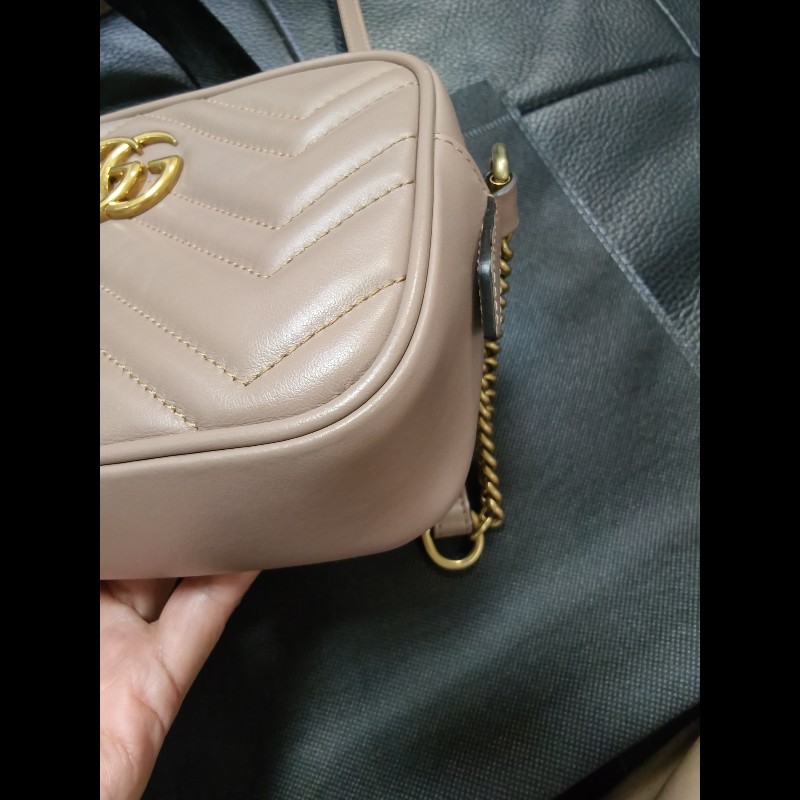 Gucci（藕粉相機包小號）-7