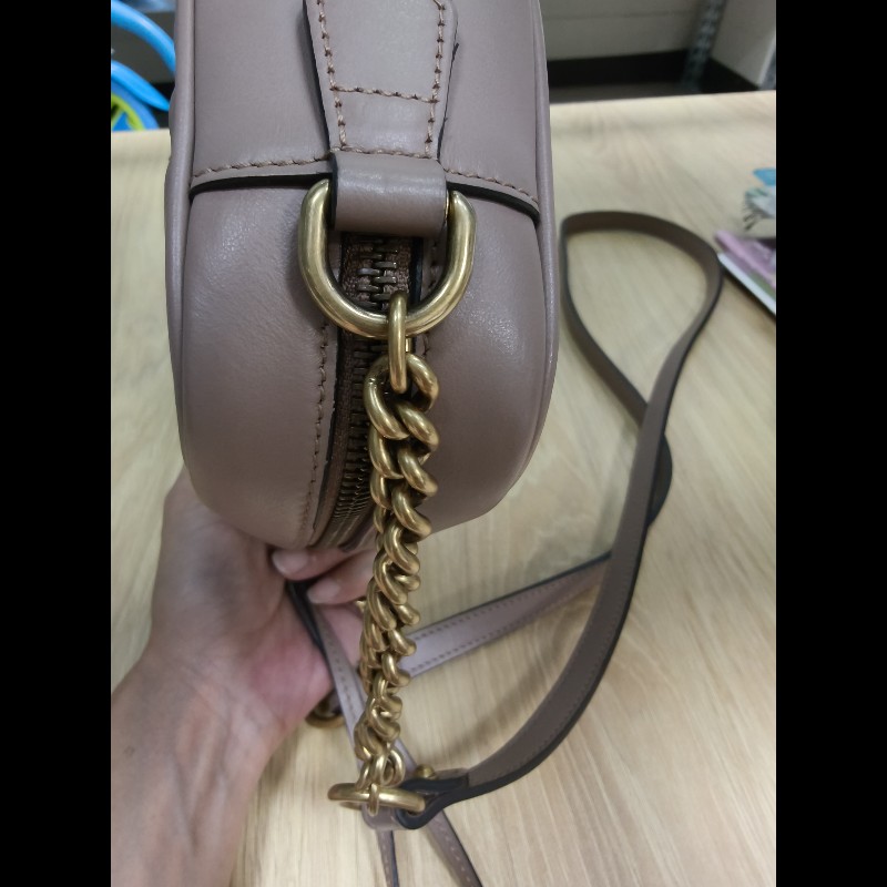 Gucci（藕粉相機包小號）-6