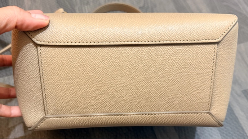 Celine 鯰魚包 / 淺褐灰Belt Pico手提肩揹包-3