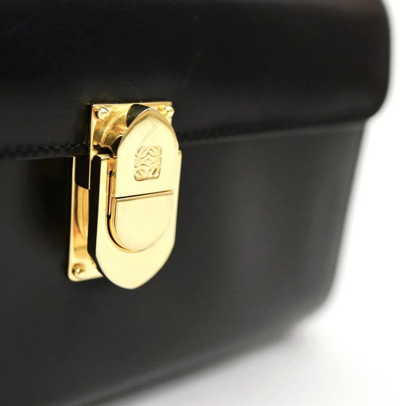 Loewe Anagram金扣中古手袋-12