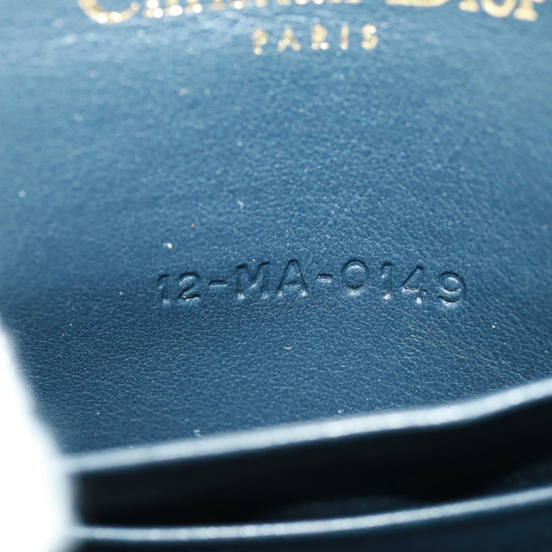 【日本直送】Christian Dior Trotter帆布馬鞍腰包，海軍藍/金色，正品，貨號171184M-10