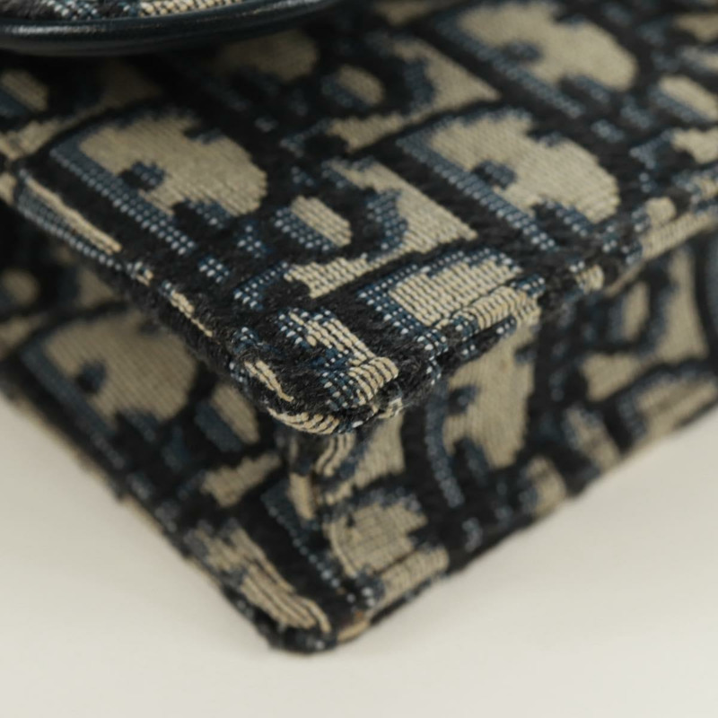 【日本直送】Christian Dior Trotter帆布馬鞍腰包，海軍藍/金色，正品，貨號171184M-14