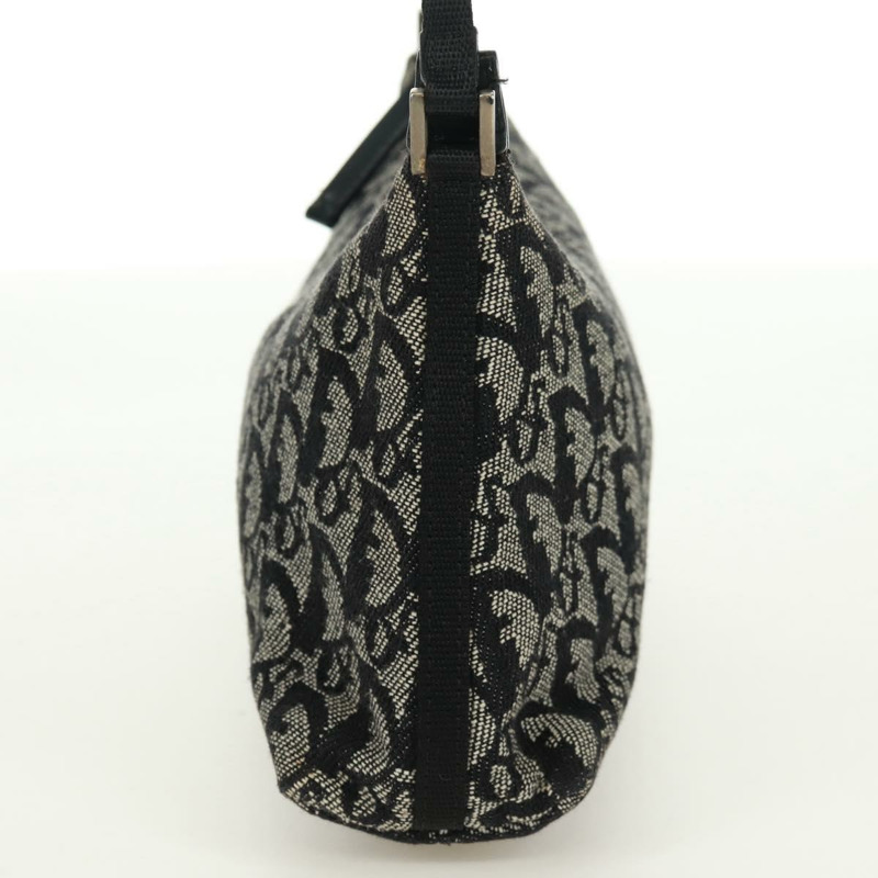 【日本直送】Christian Dior Trotter帆布配件包 黑色 銀色 正品 171937V-2