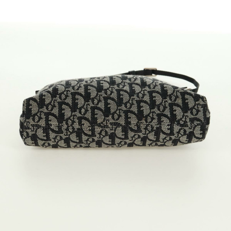 【日本直送】Christian Dior Trotter帆布配件包 黑色 銀色 正品 171937V-4