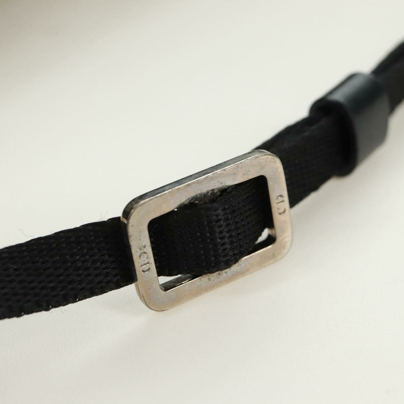 【日本直送】Christian Dior Trotter帆布配件包 黑色 銀色 正品 171937V-7