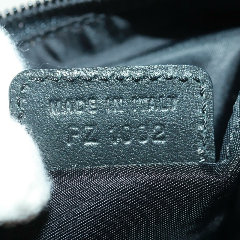 【日本直送】Christian Dior Trotter帆布配件包 黑色 銀色 正品 171937V-10