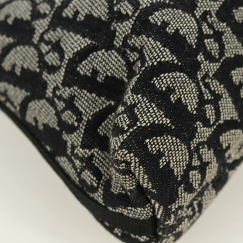 【日本直送】Christian Dior Trotter帆布配件包 黑色 銀色 正品 171937V-14