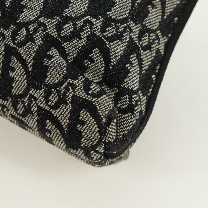 【日本直送】Christian Dior Trotter帆布配件包 黑色 銀色 正品 171937V-17