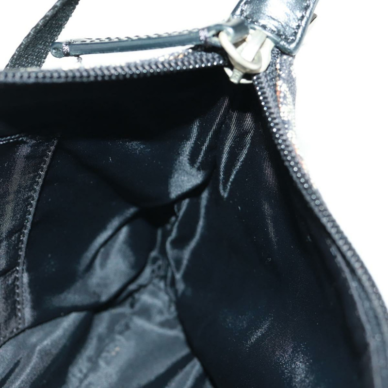 【日本直送】Christian Dior Trotter帆布配件包 黑色 銀色 正品 171937V-20