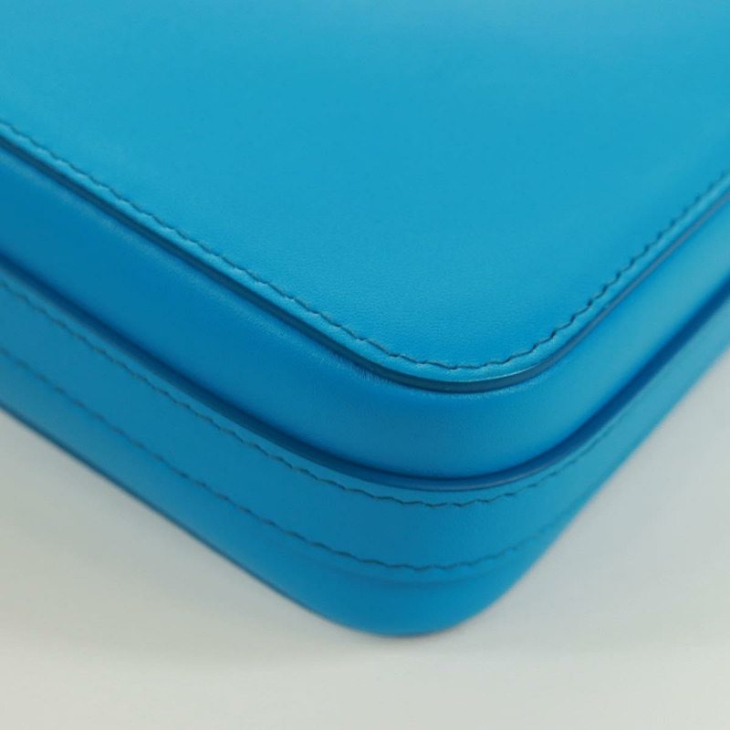 【日本直送】Christian Dior 皮革單背包 藍色 銀色 正品 161745M-15