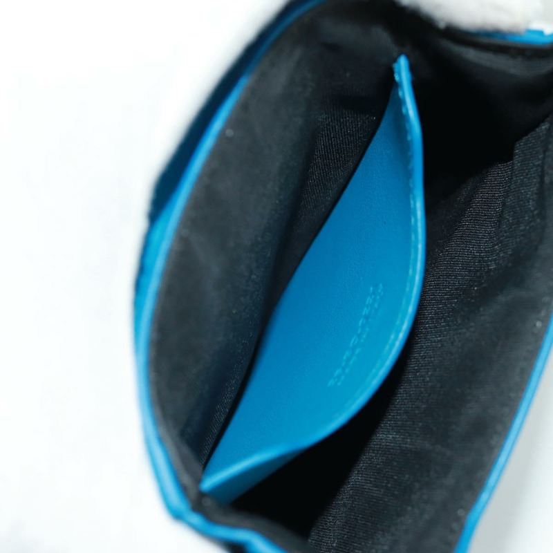 【日本直送】Christian Dior 皮革單背包 藍色 銀色 正品 161745M-21