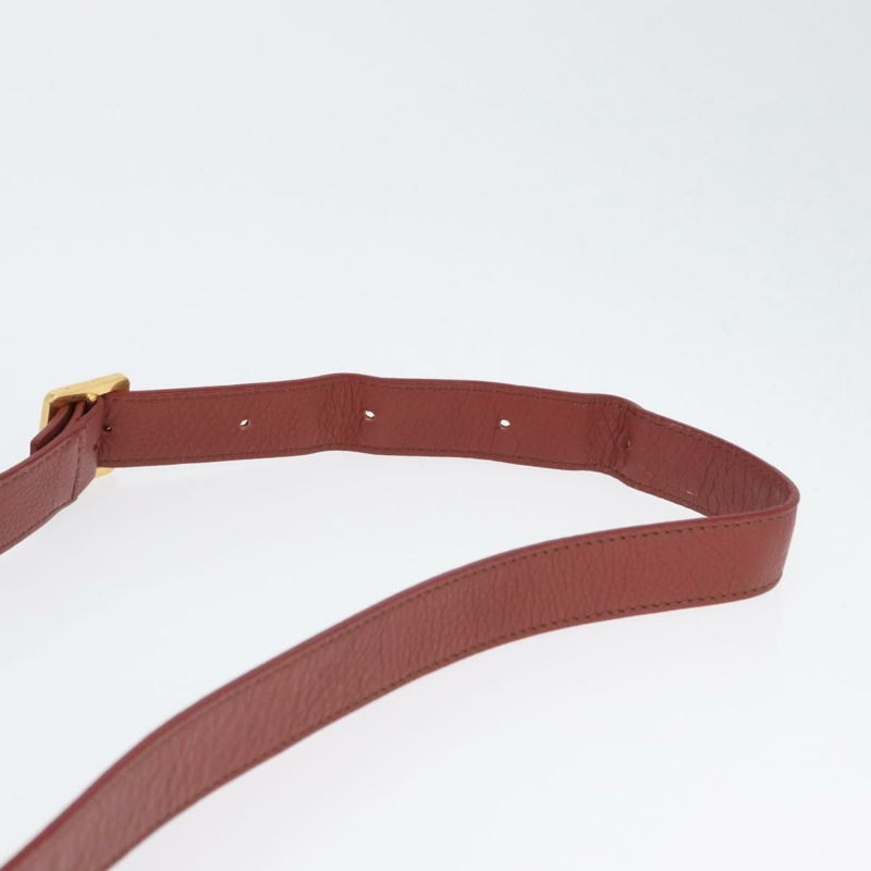 【日本直送】Chloe Mercy 肩背包 皮革 橘色 銀色 正品 fm5128-7