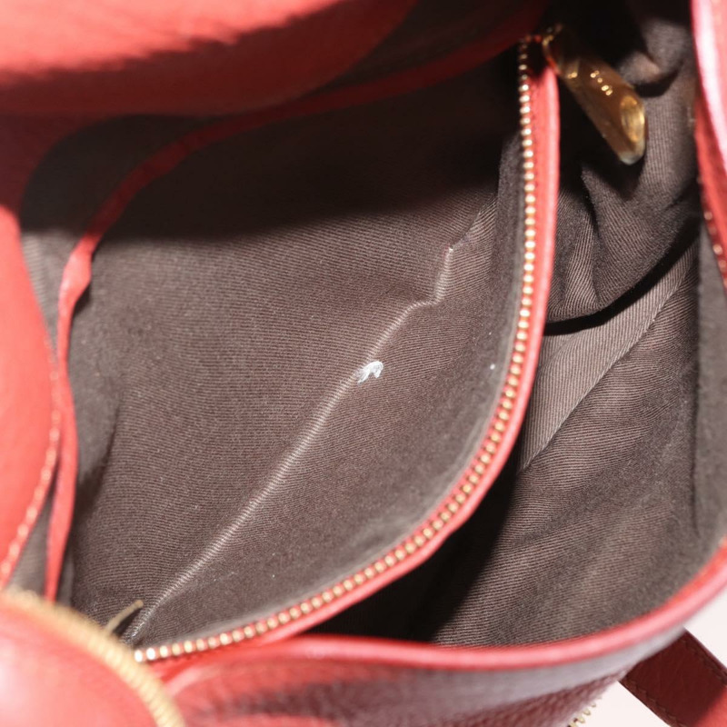 【日本直送】Chloe Mercy 肩背包 皮革 橘色 銀色 正品 fm5128-22