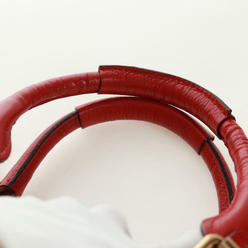 【日本直送】Chloe Paddington 手提包 皮革 紅色 金色 正品 am10806V-13