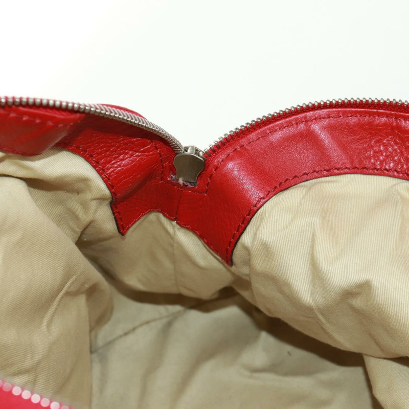 【日本直送】Chloe Paddington 手提包 皮革 紅色 金色 正品 am10806V-21