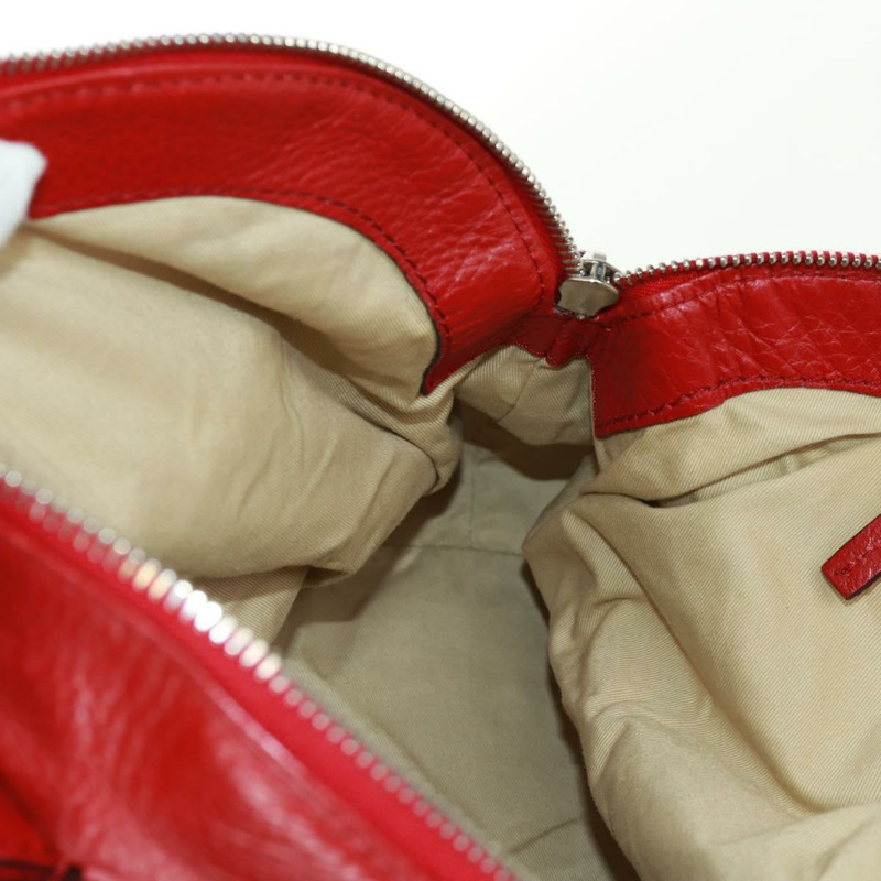 【日本直送】Chloe Paddington 手提包 皮革 紅色 金色 正品 am10806V-22