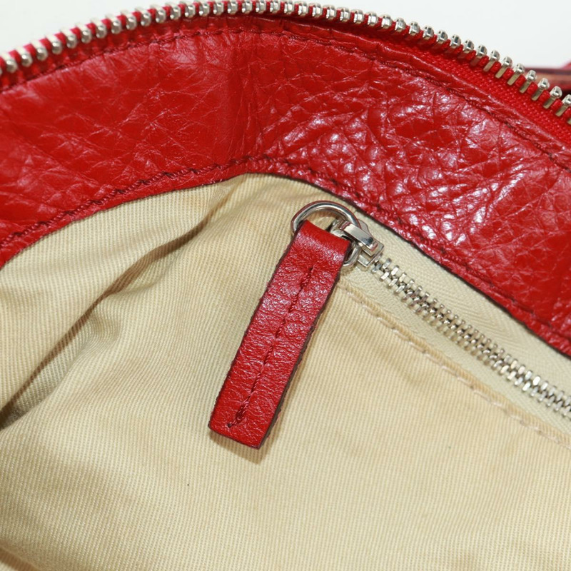 【日本直送】Chloe Paddington 手提包 皮革 紅色 金色 正品 am10806V-23