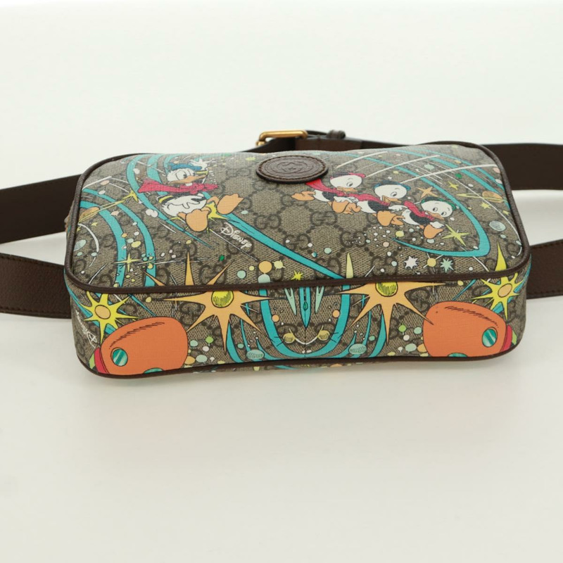 【日本直送】GUCCI GG Supreme Disney 聯名腰包 PVC 米色 602695 正品 173187SAM-4