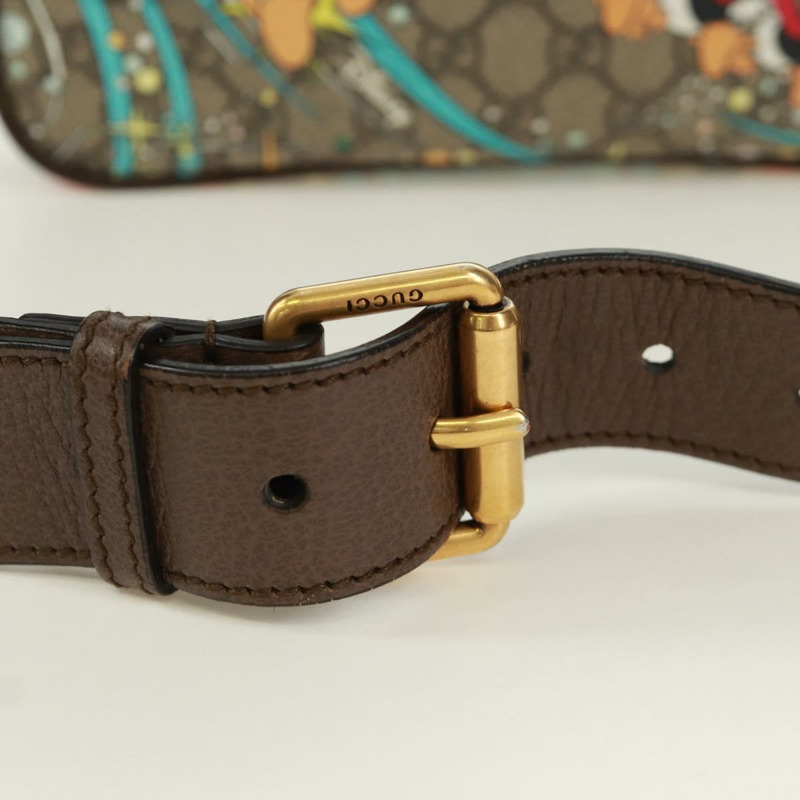【日本直送】GUCCI GG Supreme Disney 聯名腰包 PVC 米色 602695 正品 173187SAM-7