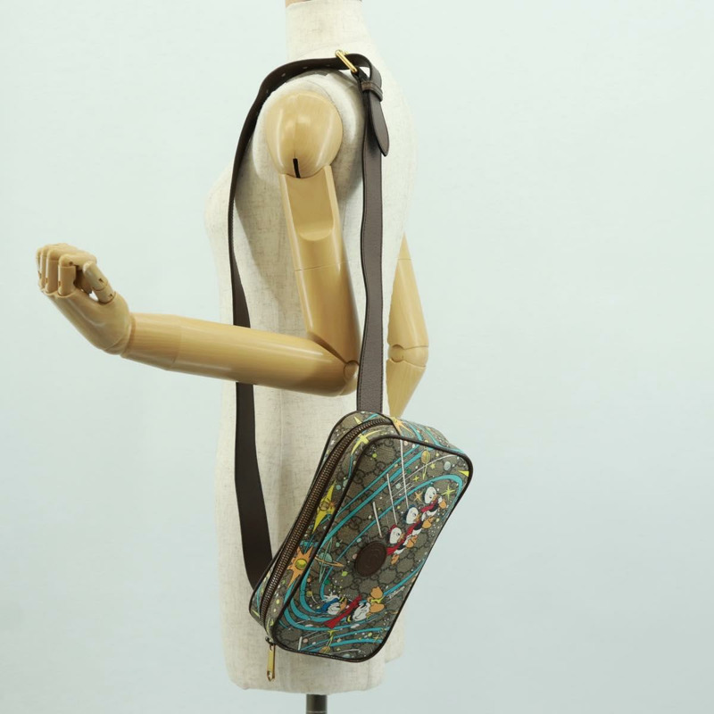 【日本直送】GUCCI GG Supreme Disney 聯名腰包 PVC 米色 602695 正品 173187SAM-26