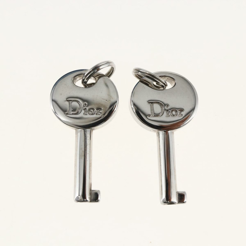 【日本直送】Christian Dior Canage 鏈條肩背包，皮革材質，藍色/銀色，正品，貨號 165351M-23