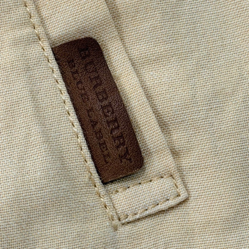 BURBERRY 藍標 排扣寛版反折袖戰馬洋裝-5