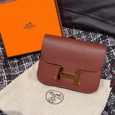Hermès Constance Slim(愛馬仕紅)皮夾