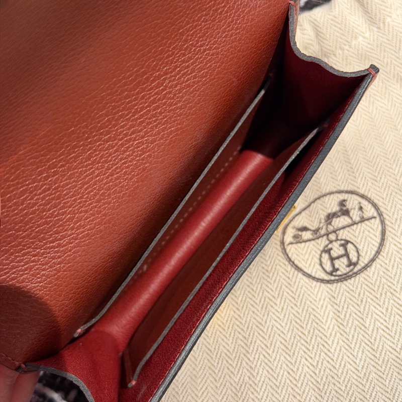 Hermès Constance Slim(愛馬仕紅)皮夾-6