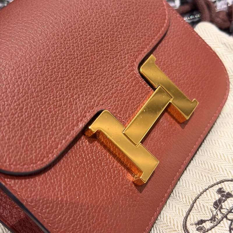 Hermès Constance Slim(愛馬仕紅)皮夾-13