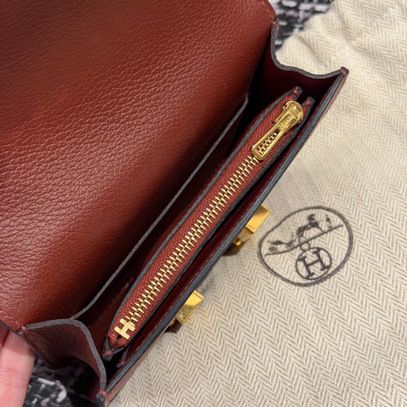Hermès Constance Slim(愛馬仕紅)皮夾-15